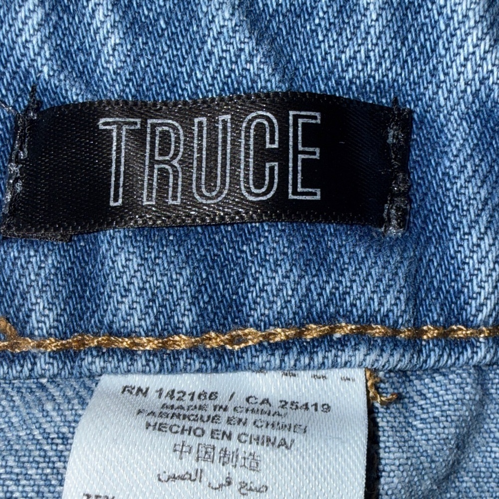 Truce Denim Blue Girls Shorts - Picture 4 of 5